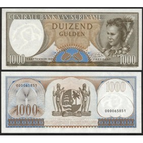 SURINAME 1000 Gulden 1963