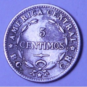 COSTA RICA 5 Centimos 1951...
