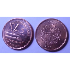 GUYANA 5 Dollars 2005