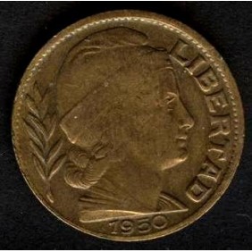 ARGENTINA 20 Centavos 1950 BR