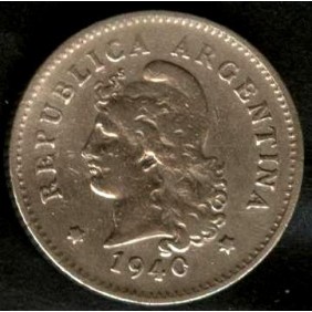 ARGENTINA 10 Centavos 1940
