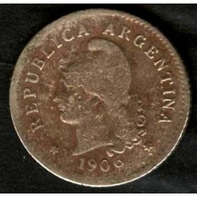 ARGENTINA 10 Centavos 1906