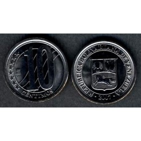 VENEZUELA 10 Centimos 2007