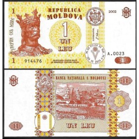 MOLDOVA 1 Leu 2002