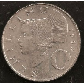 AUSTRIA 10 Schilling 1992