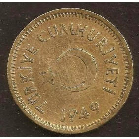 TURKEY 10 Kurus 1949