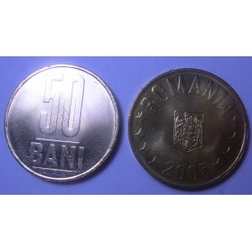 ROMANIA 50 Bani 2005