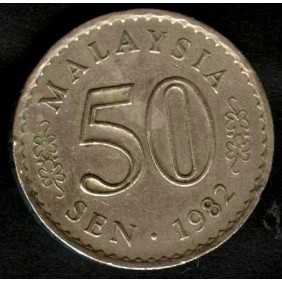 MALAYSIA 50 Sen 1982