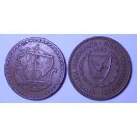 CYPRUS 5 Mils 1963