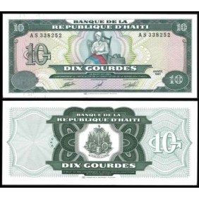 HAITI 10 Gourdes 1991