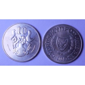 CYPRUS 10 Cents 2004