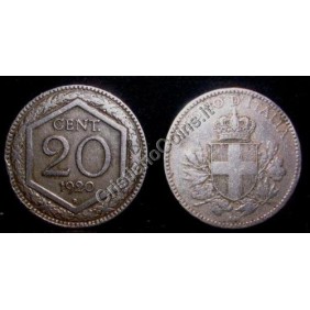 20 CENTESIMI 1920 ESAGONO