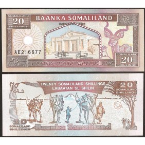SOMALILAND 20 Shillings 1994