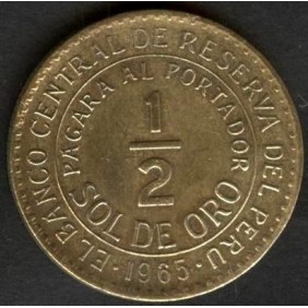 PERU 1/2 Sol 1965