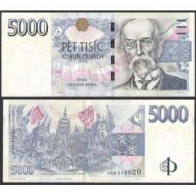 CZECH REPUBLIC 5000 Korun 2009