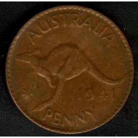 AUSTRALIA 1 Penny 1941