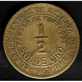 PERU 1/2 Sol 1963