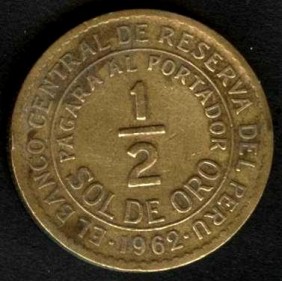PERU 1/2 Sol 1962