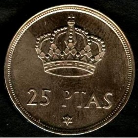 SPAIN 25 Pesetas 1975 (79)