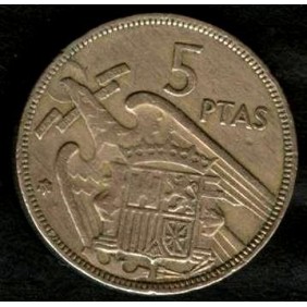 SPAIN 5 Pesetas 1957 (63)