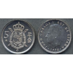 SPAIN 5 Pesetas 1975 (79)