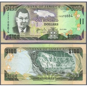 JAMAICA 100 Dollars 2004