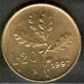 20 Lire 1997