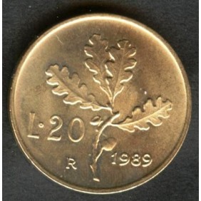 20 Lire 1989