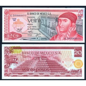 MEXICO 20 Pesos 1976 Serie CE