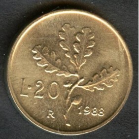 20 Lire 1988