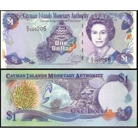 CAYMAN ISLANDS 1 Dollar...