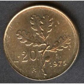 20 Lire 1975 FDC