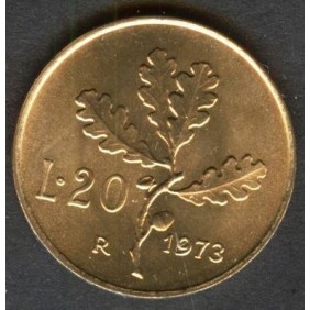 20 Lire 1973 FDC