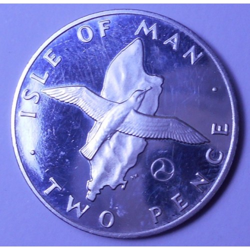 ISLE OF MAN 2 Pence 1979 AG...