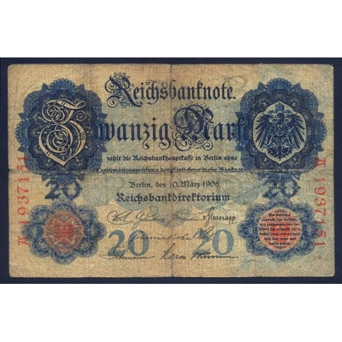 GERMANY 20 Mark 1906