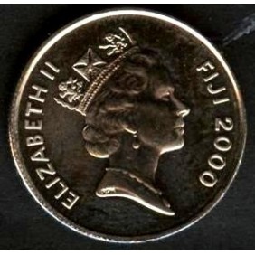 FIJI 5 Cents 2000