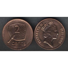 FIJI 2 Cents 1995