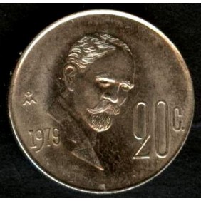 MEXICO 20 Centavos 1979...