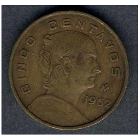 MEXICO 5 Centavos 1962