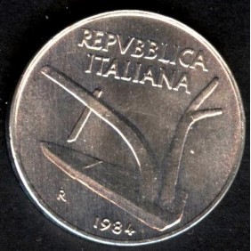 10 LIRE 1984