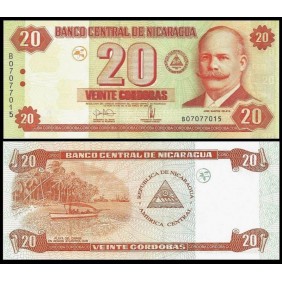 NICARAGUA 20 Cordobas 2006