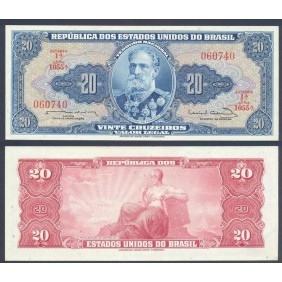 BRAZIL 20 Cruzeiros 1963