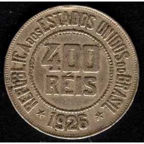 BRAZIL 400 Reis 1926