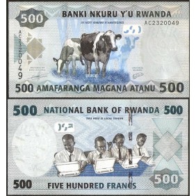 RWANDA 500 Francs 2013