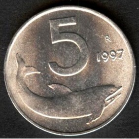 5 Lire 1997 FDC