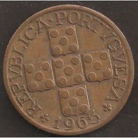 PORTUGAL 20 Centavos 1965