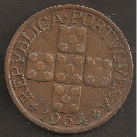 PORTUGAL 20 Centavos 1964