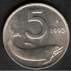 5 Lire 1995 FDC