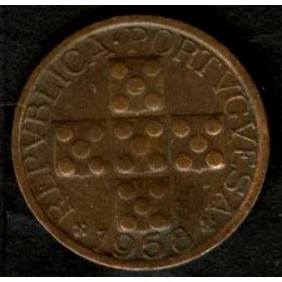 PORTUGAL 10 Centavos 1958