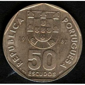 PORTUGAL 50 Escudos 1987